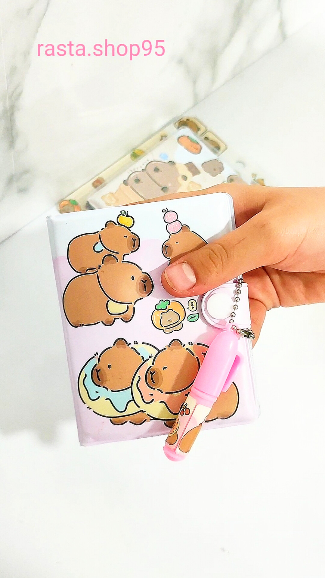 دفترچه و خودکار مینی